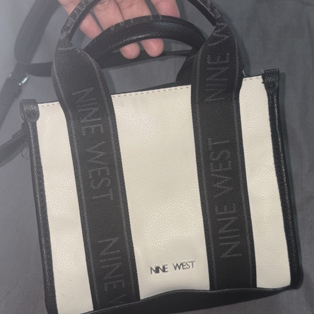 Nine West Monochrome Logo Tote